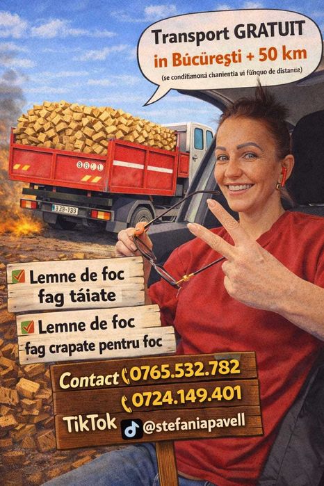 Dam foc frigului - Lemne de foc fag - Caldura garantata