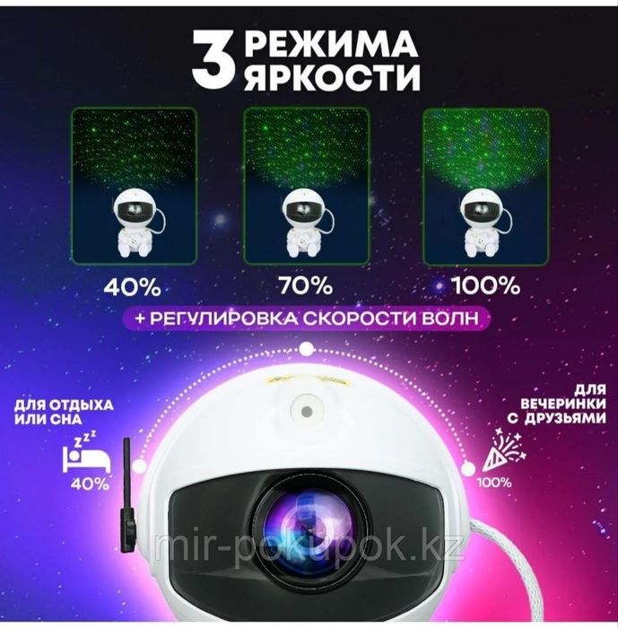 Астронавт ночник проектор