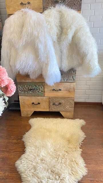 Палто лама*естествен косъм*Mongolian Fur