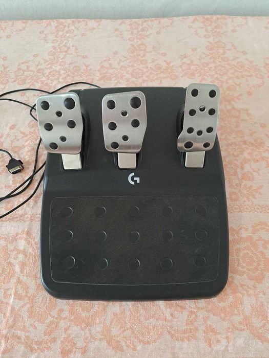 Игровой руль Logitech G923 TrueForce педали КПП(Driving Force Shifter)