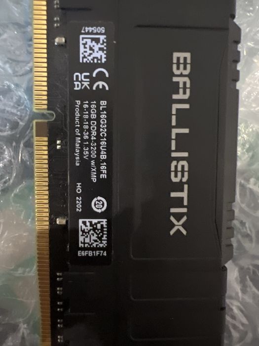 Ballistix 32GB [16/2] DDR4