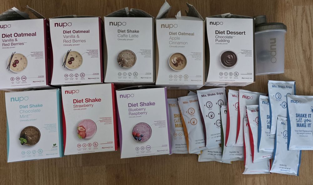 Vand 106 plicuri Nupo, dulci si cateva sarate + cadou Shaker