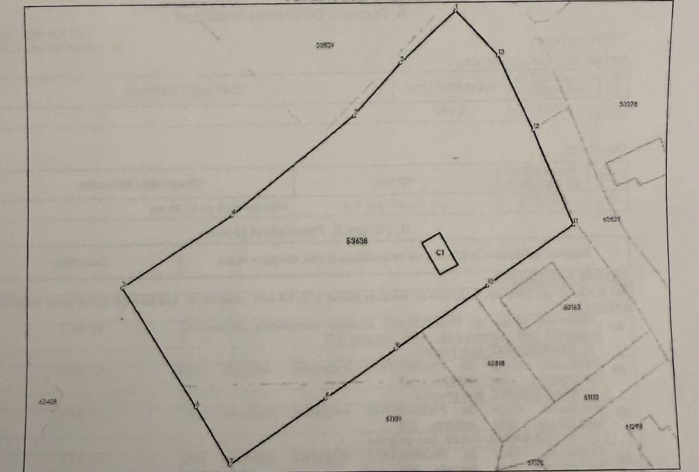 Teren intravilan curti constructii CU