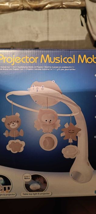 Carusel muzical cu proiector infantino