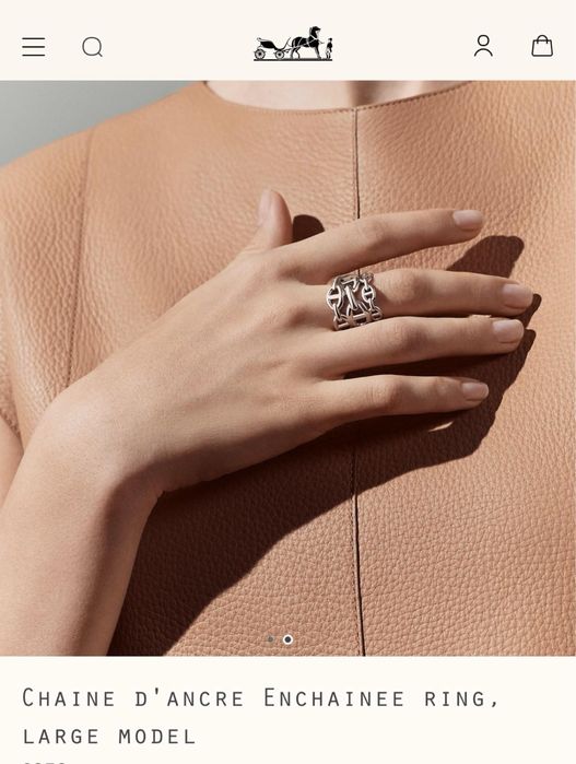 Chaine d'ancre Enchainee пръстени