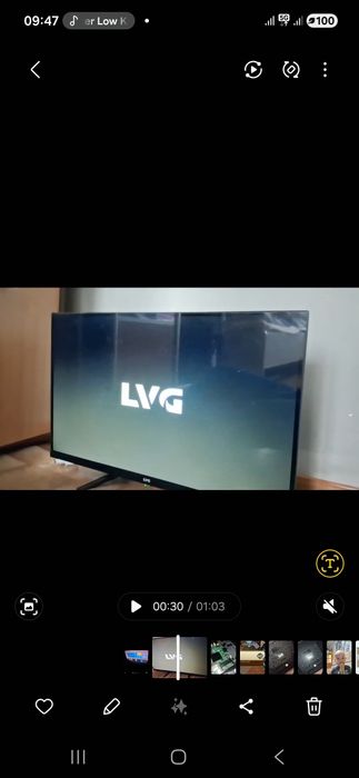 Телевизор LVG 32UD61 частично робочий