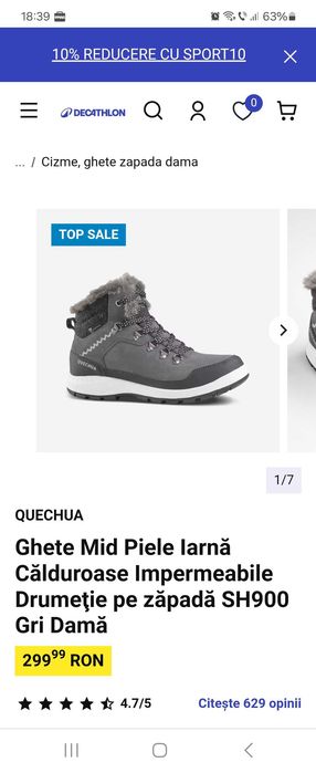 Ghete Mid Piele Iarnă Călduroase Impermeabile