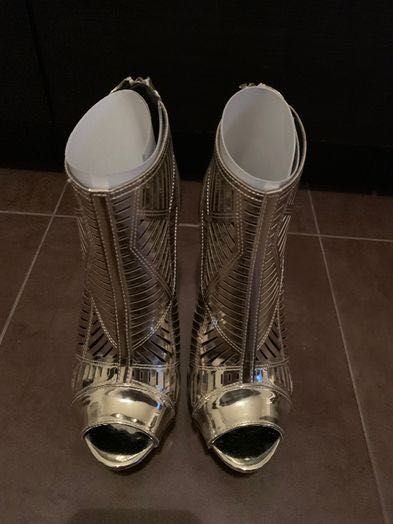 Луксозни златисти стилни вип боти УникатТопМодел Колекция VIP New25/26