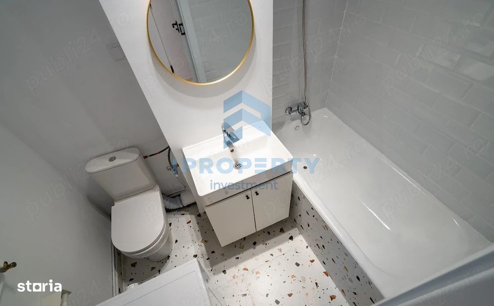 Garsoniera Renovata Modern In Titan la 1 minut de metrou
