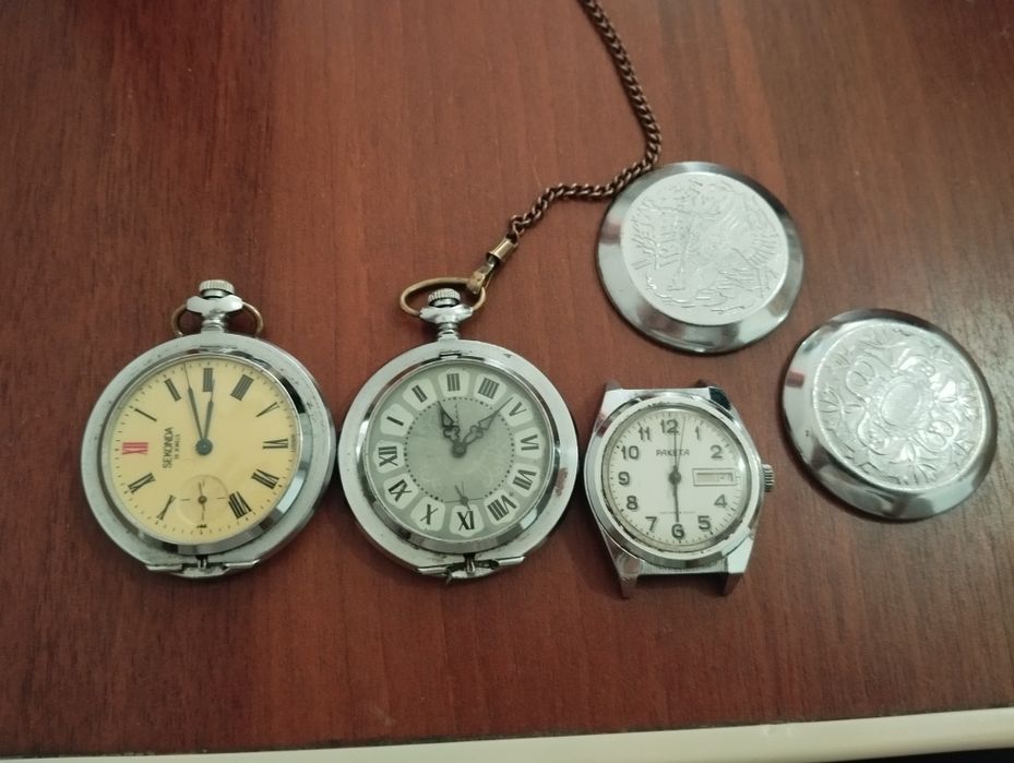 Часы механические карманные и наручные
