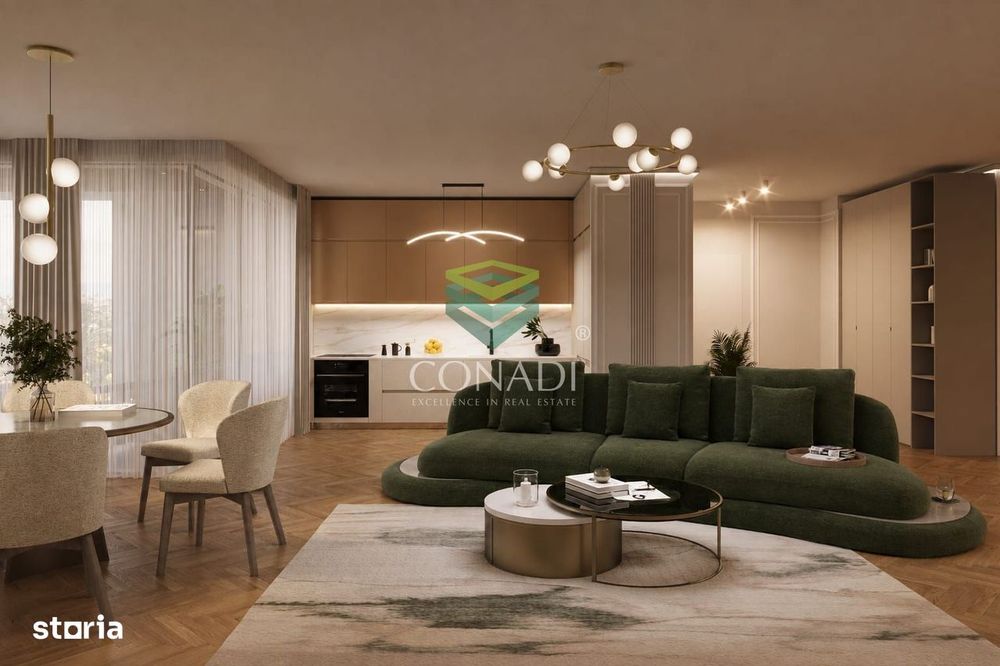 Rafinament contemporan in Domenii. Apartament 4 camere. Dubla vedere.