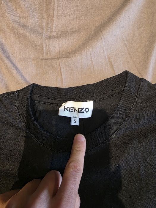 Оригинална черна тениска KENZO Tiger Paris, размер S – FB65TS0204YA