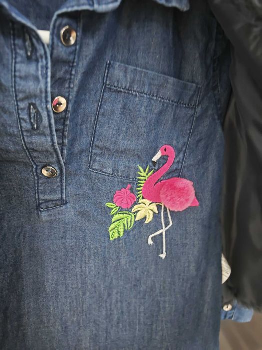 Rochie și vesta cu blăniță