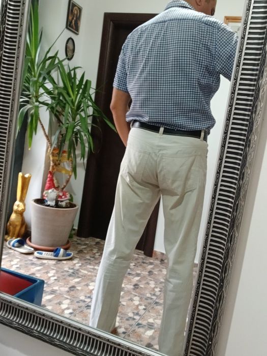 Pantaloni barbati material denim masura 34/36 stare perfecta