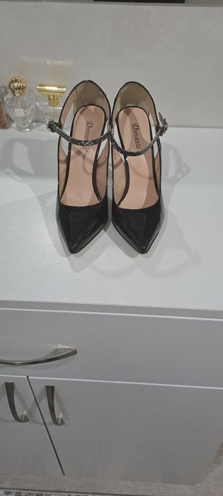 Туфли вечернии, кожаные, 35 размер