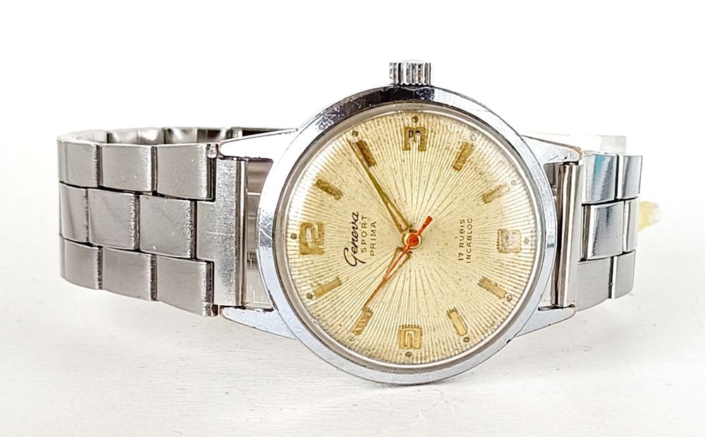 Geneva sport prima 17 j -оригинален швейцарски часовник