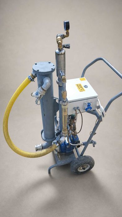 Utilaj profesional pentru BCU - pompa beton celular usor, generator de spuma BCU, mixer static beton spumos