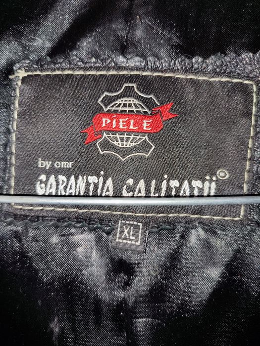 Geaca  piele naturala damă m XL