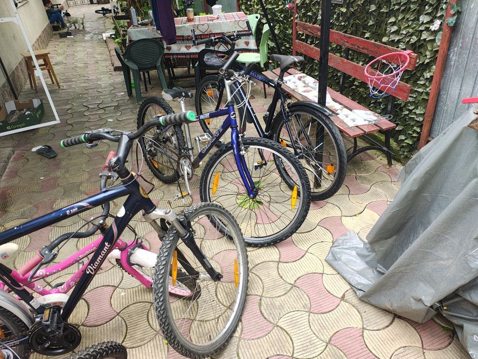 Biciclete de aluminiu la 250 lei buc și cu disc, și dinam în butuc