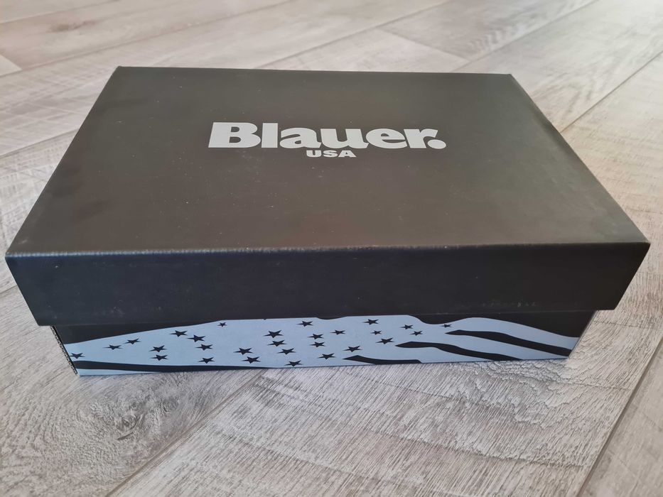 кроссовки кожаные Blauer USA.