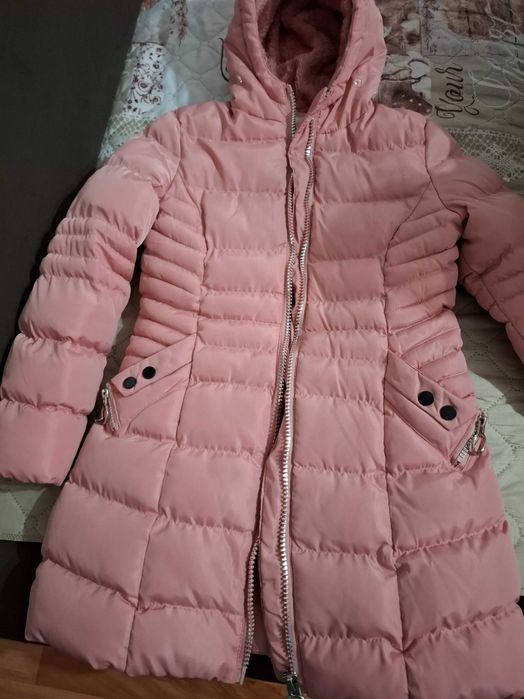 Детско зимно яке розово