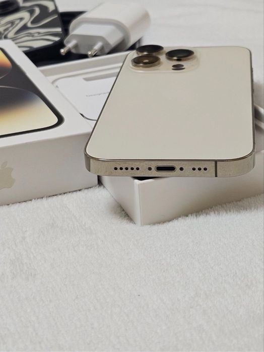 iPhone 14PRO, Gold, 128 GB, CA NOU, Full Box
