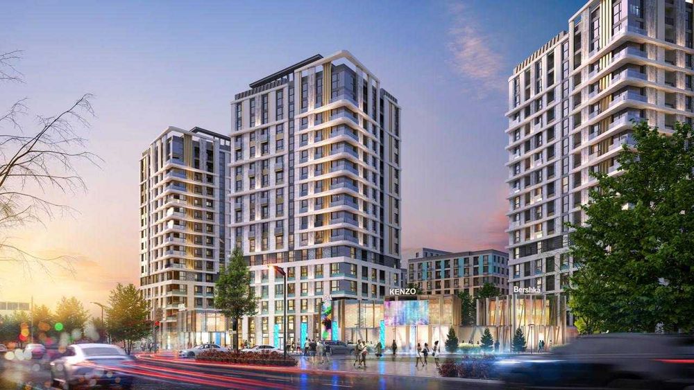 ЖК NRG YANGI BAXT продается квартира 9 этаж 60м2 цена за 1м2- 1050 y.e