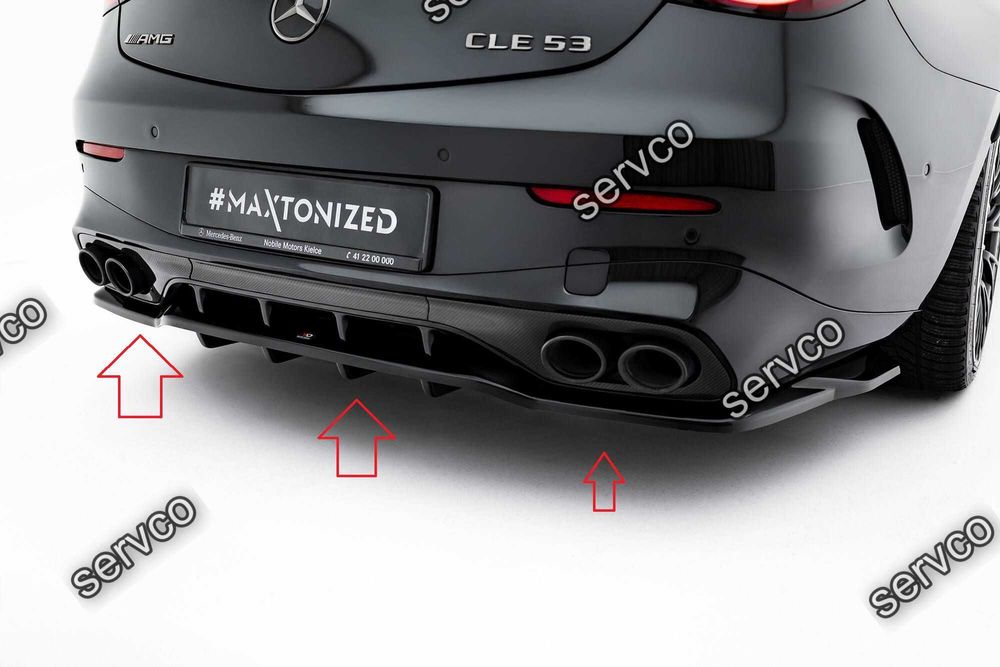 Prelungire splitter bara spate Mercedes CLE C236 53 AMG 2023- v4 - Maxton Design