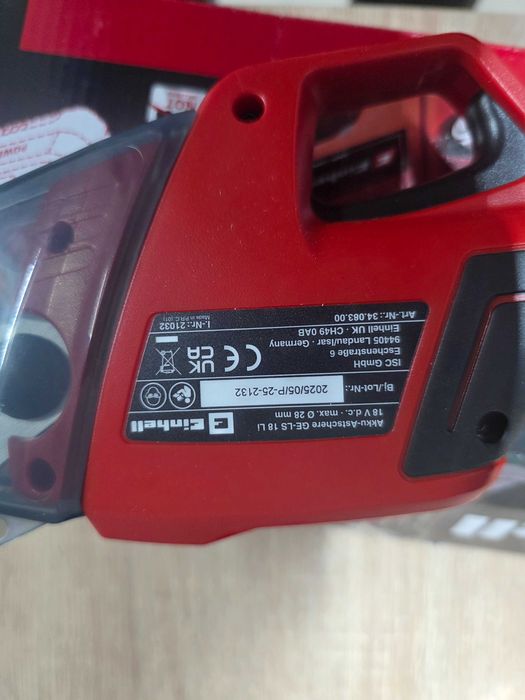 Foarfece de grădinărit fără fir Einhell GE-LS 18 Li-Solo Power XChange