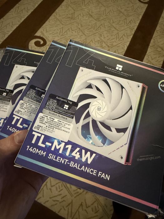 Ventilatoare fan pc 3x buc fan rgb TL-M14W, alb