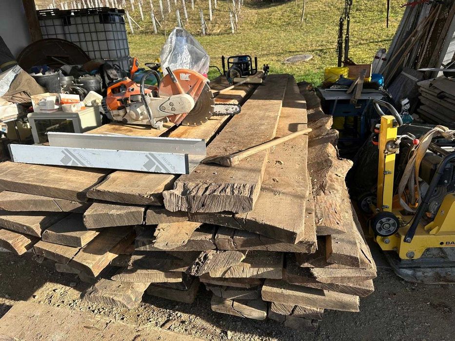 Cherestea de stejar uscata de 6 cm