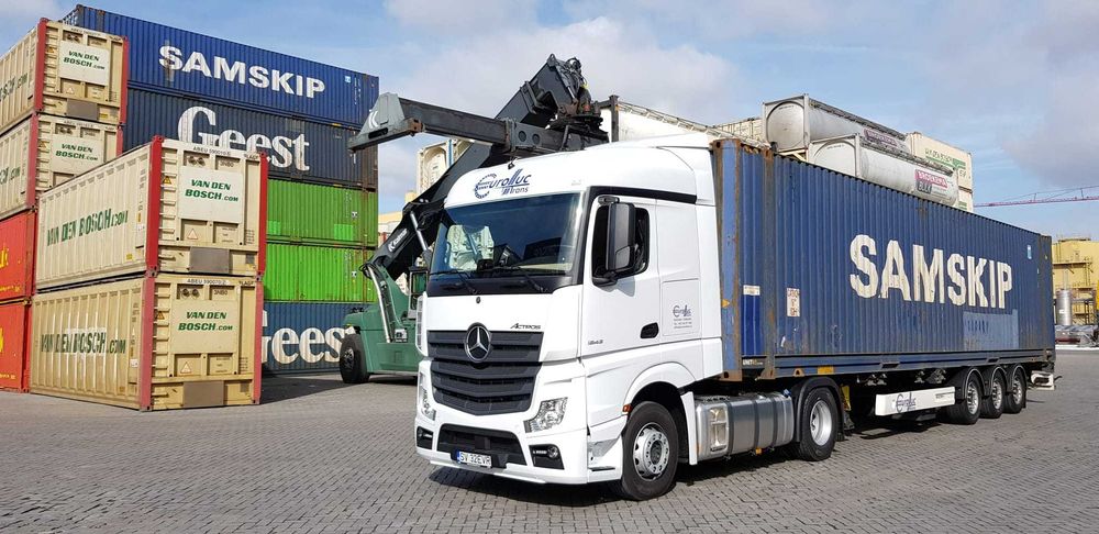 Container maritim  45 HC albastru, 13.7m