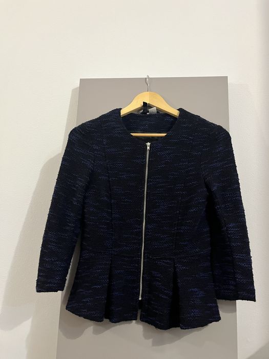 Sacou tip blazer cu fermoar