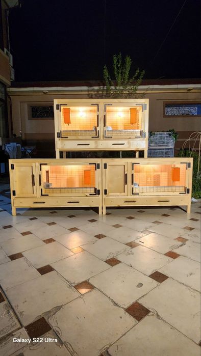 Клетки для кроликов. Қуёнлар учун қафаслар.