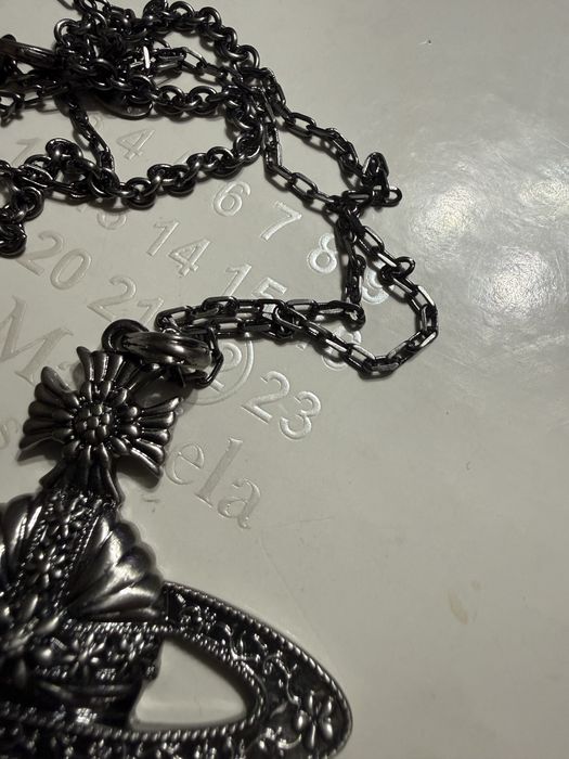 Lant Vivienne Westwood Dark Silver Orb Nou