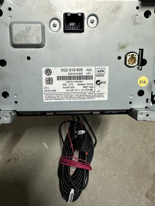 Display navigatie VW golf 7 cod 5g0919605
