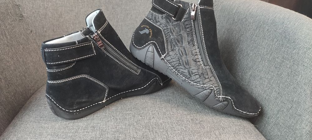 Черни обувки с цип