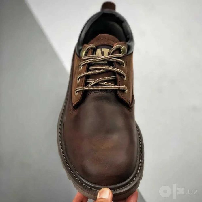 Ботинки мужские кожа, туфли мужские мокасины CAT Colorado Low [39-44]