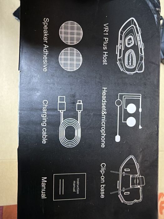 Intercom Moto VCOROS VR1 Plus - Bluetooth, 500m, IP56, USB-C