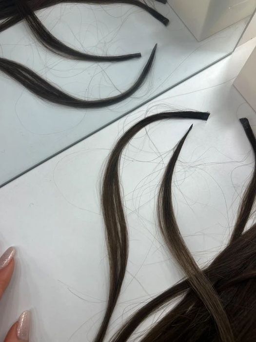 Extensii cheratină din păr uman