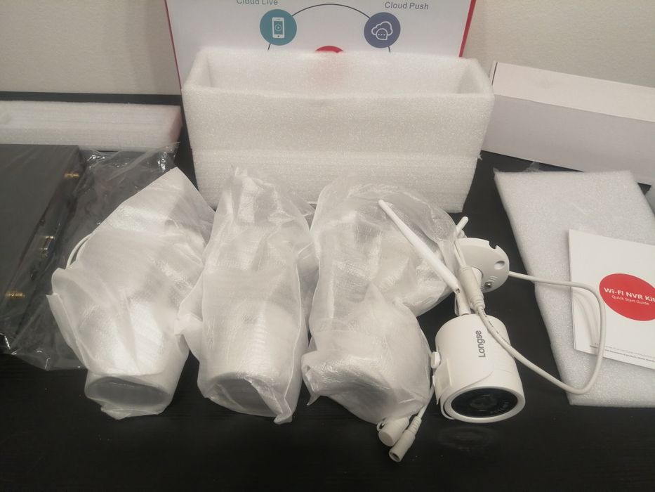 Wi-Fi Cams Kit Longse комплект видеонаблюдение NVR+4CHBullet IP камери