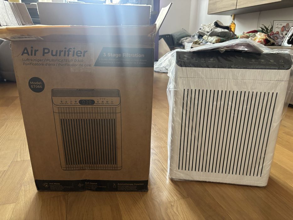 Purificator de aer ET066 – Nou, cu filtru în 3 etape