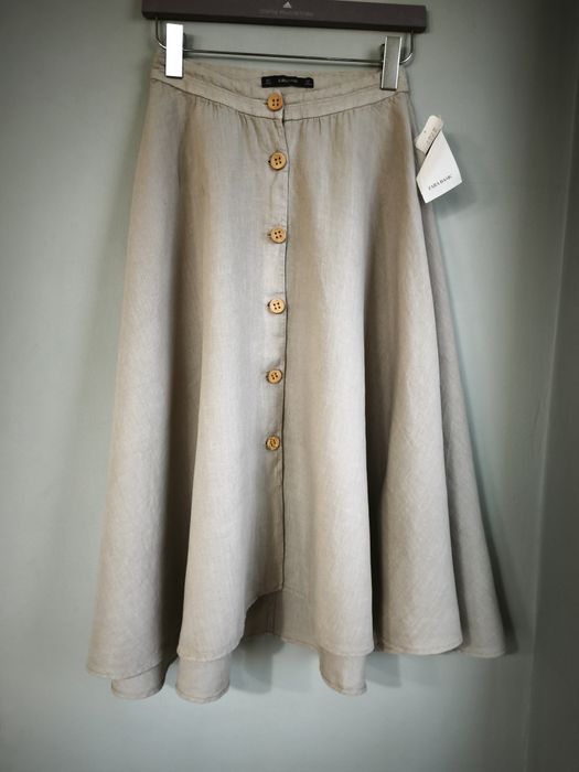 Zara, нова ленена пола, размер XS