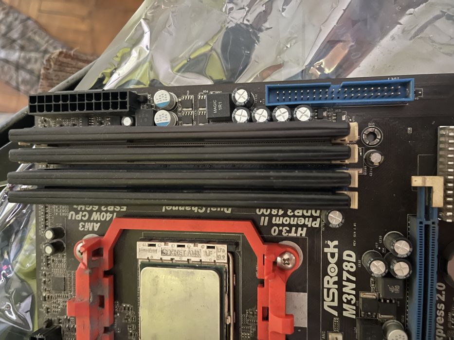 Материнская плата + процессор