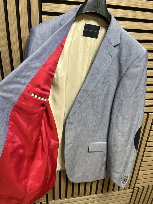 Tommy Hilfiger Tailored - Сако с вълна и лен ХЛ размер / Оригинал