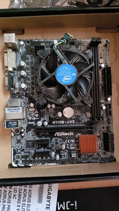 intel core i5 7400 + H110M-DVS