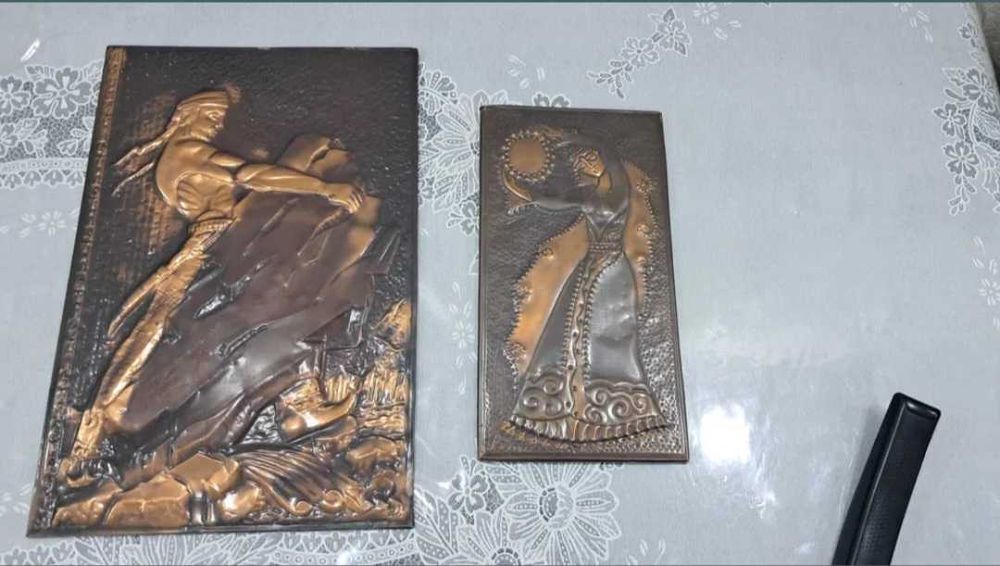 Чеканка советская. Настенное панно.