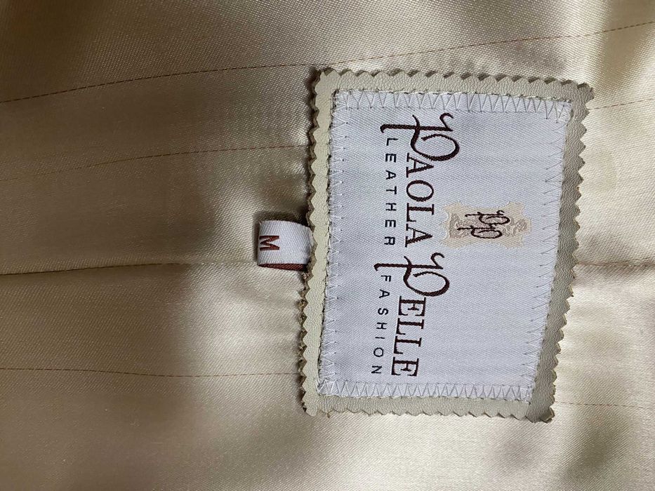 Зимно кожено женско палто