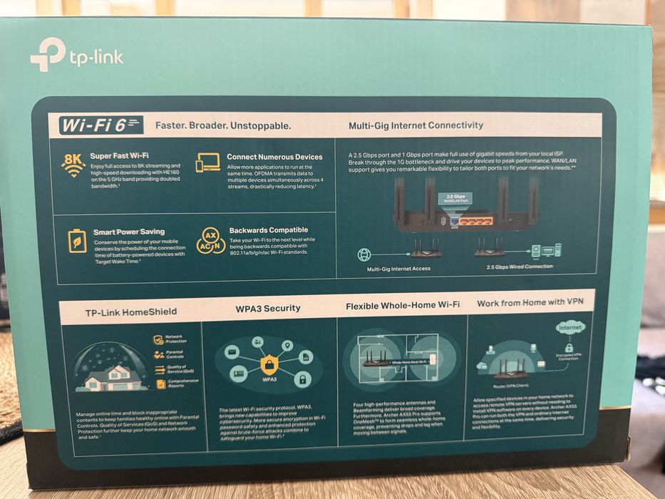 AX3000 Wi-Fi 6 router