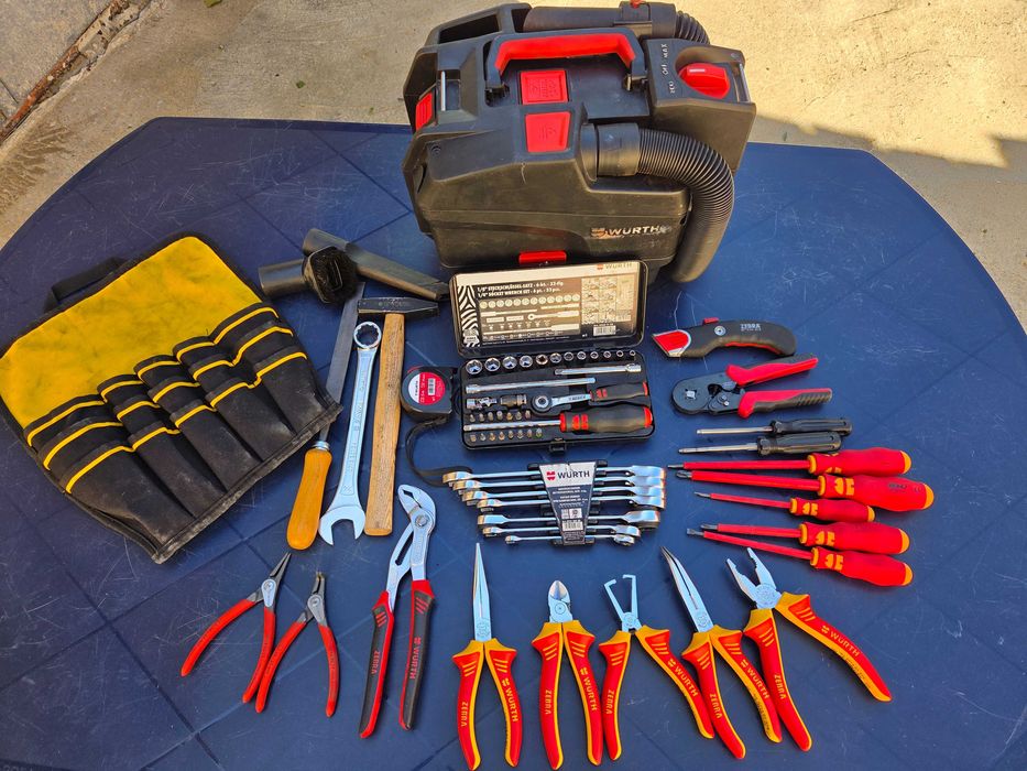 Пълен Комплект Професионални Инструменти WÜRTH ZEBRA 18V – ОТЛИЧЕН